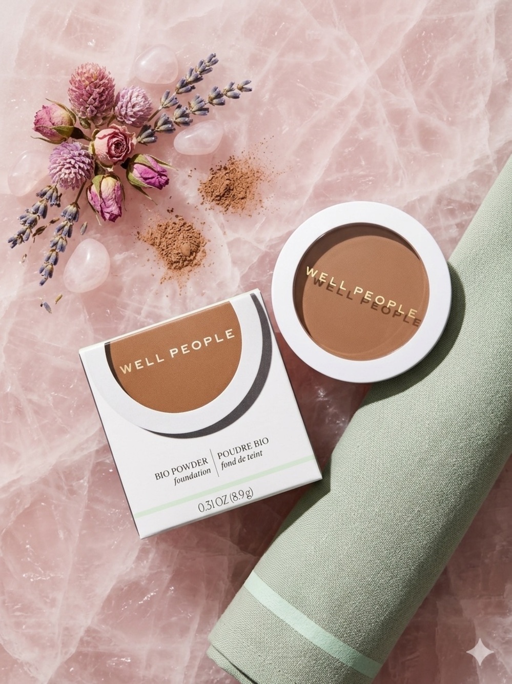 W3ll People Bio Powder Foundation - Warm Tan Compact